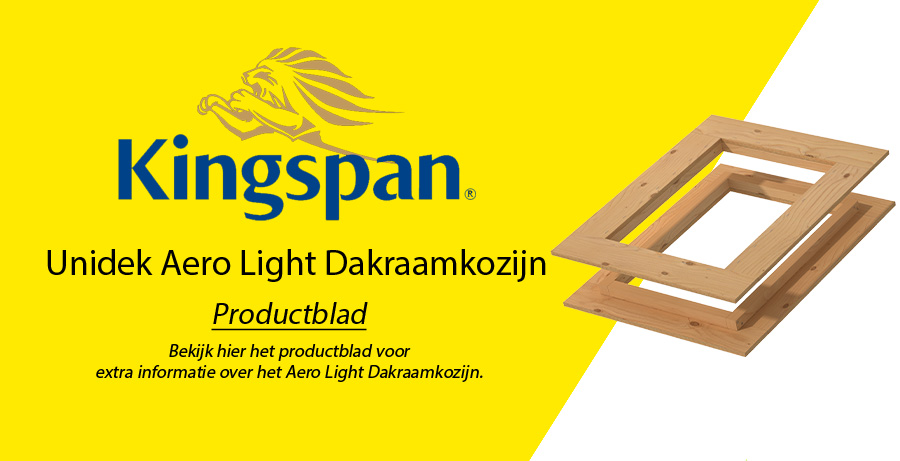 Kingspan Unidek Aero Light Dakraamkozijn Productblad