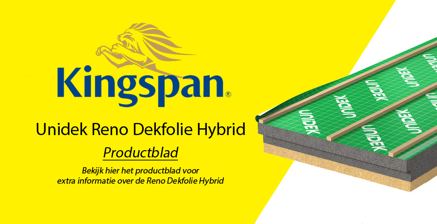 Kingspan Unidek Reno Dekfolie Hybrid Productblad