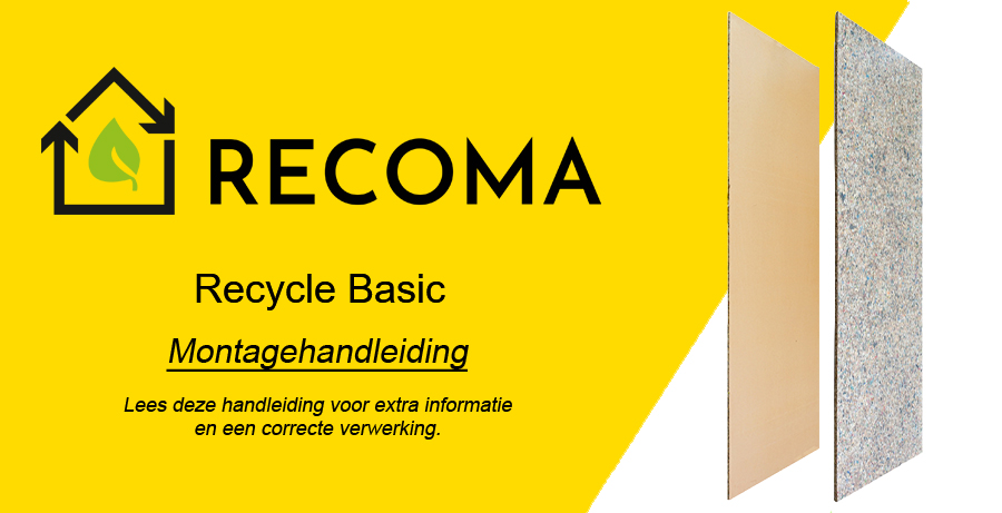 Recoma Recycle Design 12,5 mm 2500x1200 RK Montagehandleiding