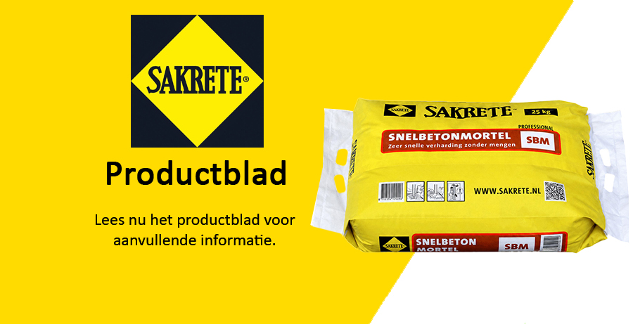 Sakrete Snelbetonmortel (snelbeton)