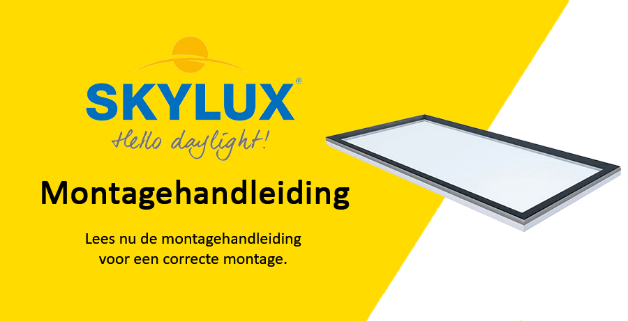 Skylux Platdakraam Vast iWindow Montagehandleiding