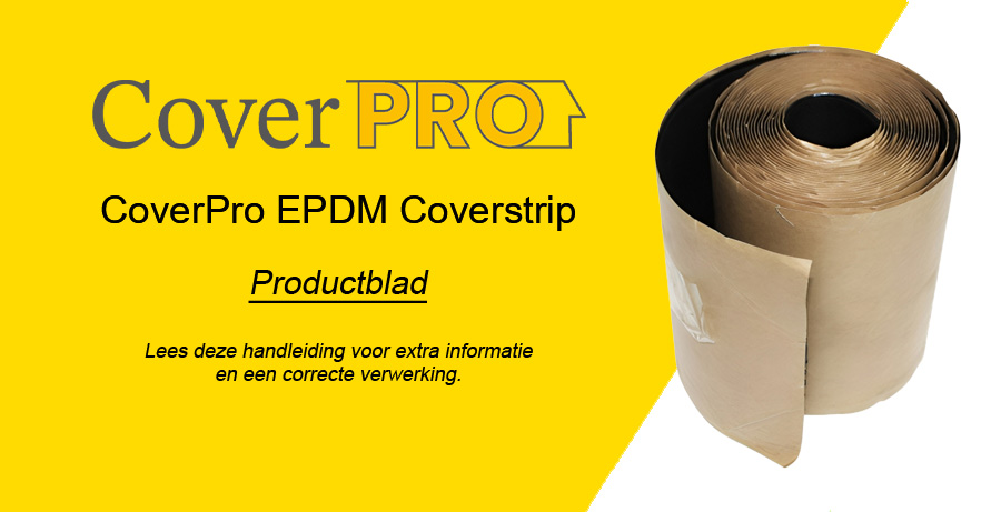 CoverPro EPDM Coverstrip 152 mm Productblad