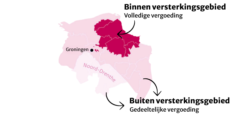 Kaart subsidies groningen en noord drenthe