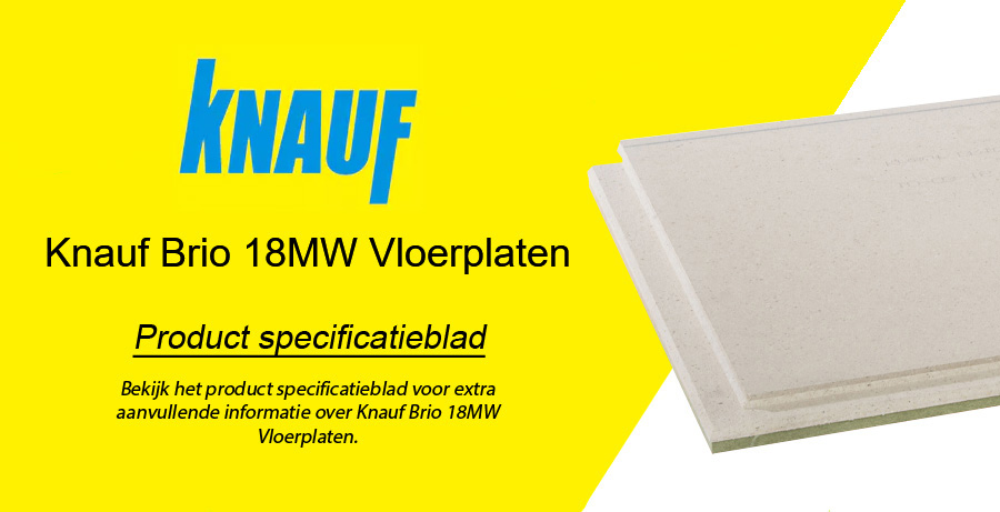 Knauf Brio 18MW product speficatieblafd