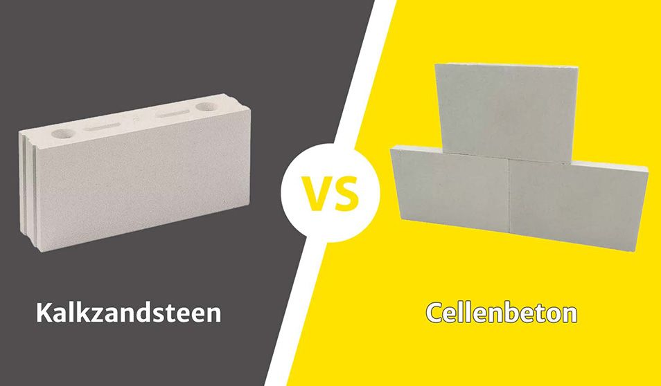 Wat is beter: Kalkzandsteen of cellenbeton? 