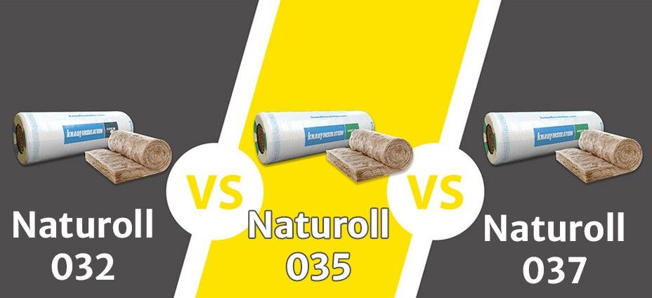 Wat is het verschil tussen Knauf Naturoll 032, 035 en 037?