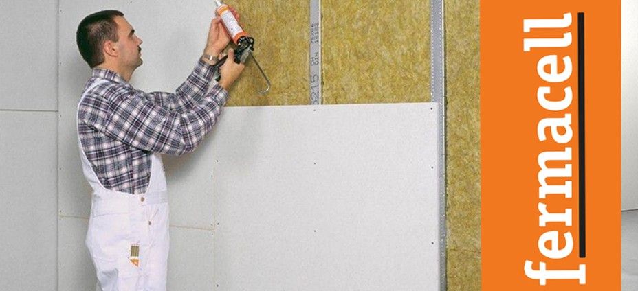 De opbouw van een brandwerende scheidingswand met Fermacell