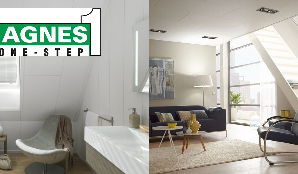 Agnes plafondplaten monteren