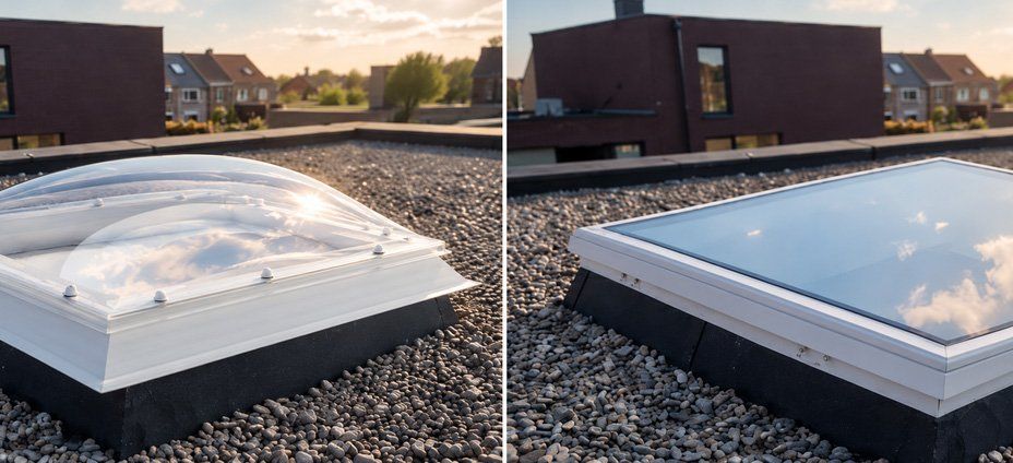 Lichtkoepel of platdakraam: wat kies je?