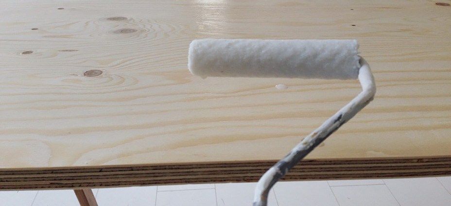 Underlayment schilderen 