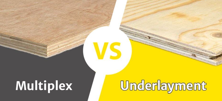 Wat is het verschil tussen multiplex en underlayment?