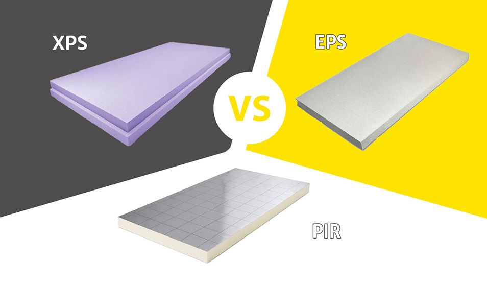 XPS vs EPS vs PIR; een productvergelijking