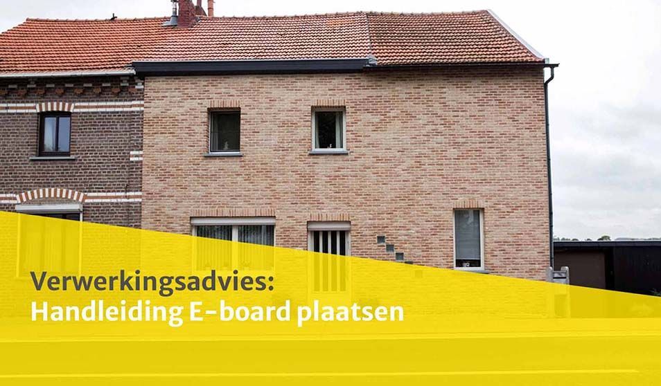 Handleiding e-board plaatsen