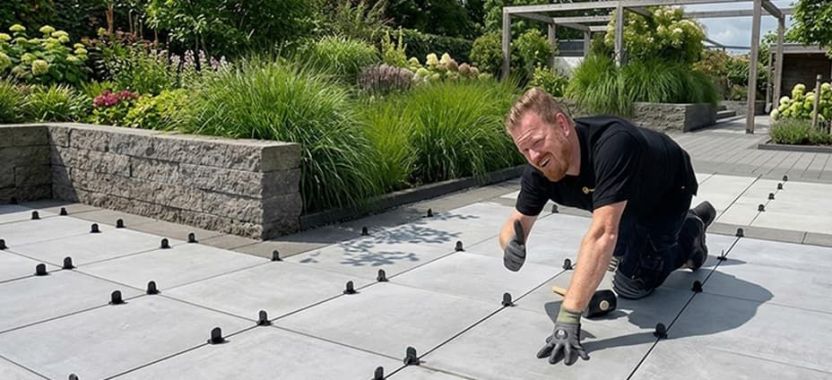 Keramische tegels 2 cm dik leggen
