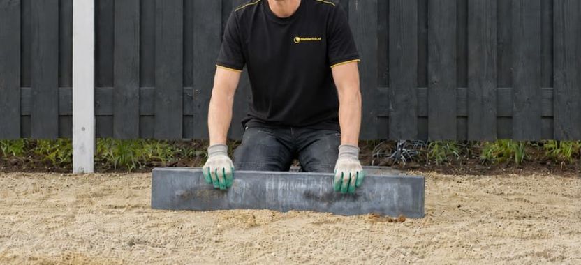 Opsluitbanden plaatsen