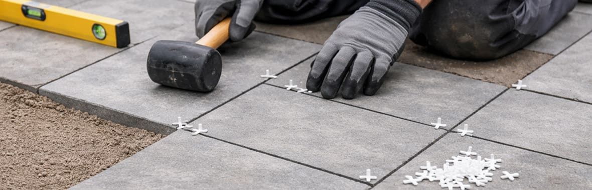 Tuintegels leggen