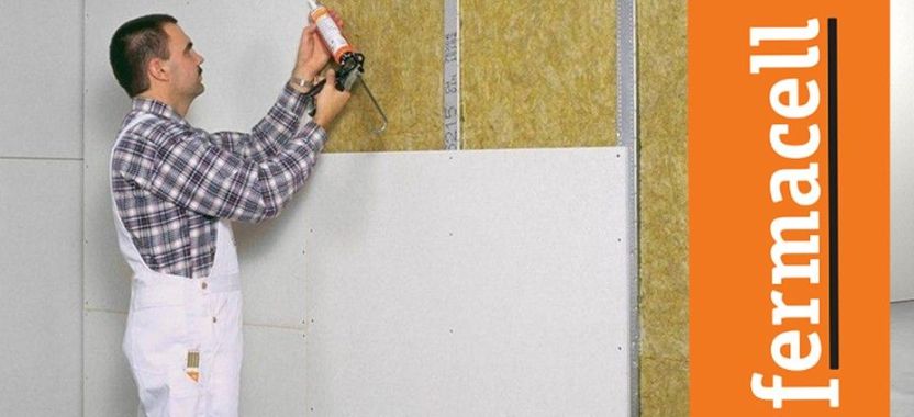 De opbouw van een brandwerende scheidingswand met Fermacell