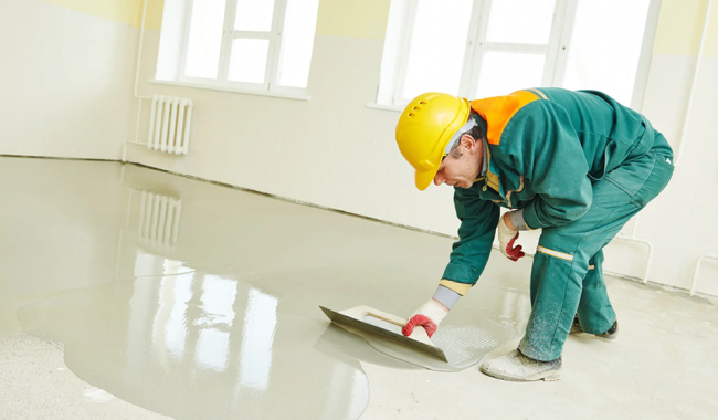 Verwerkingsadvies vloer egaliseren met Weberfloor