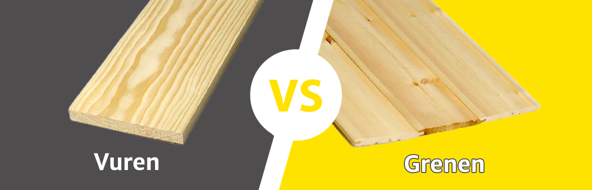 Vuren of grenen: welke houtsoort is geschikt voor jouw project?