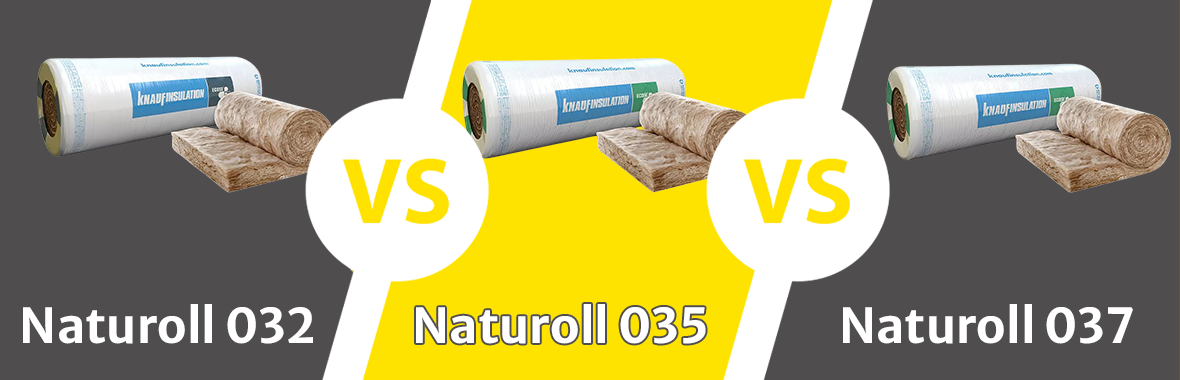 Wat is het verschil tussen Knauf Naturoll 032 en 037?