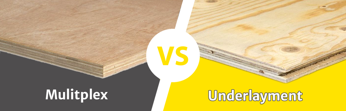 Wat is het verschil tussen multiplex en underlayment?