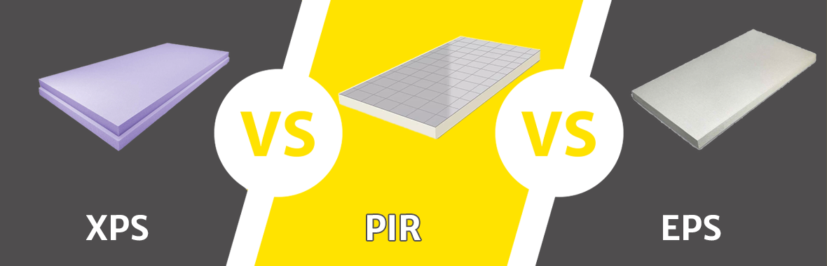 XPS versus EPS versus PIR; een productvergelijking