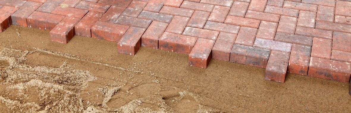 Zand voor bestrating header