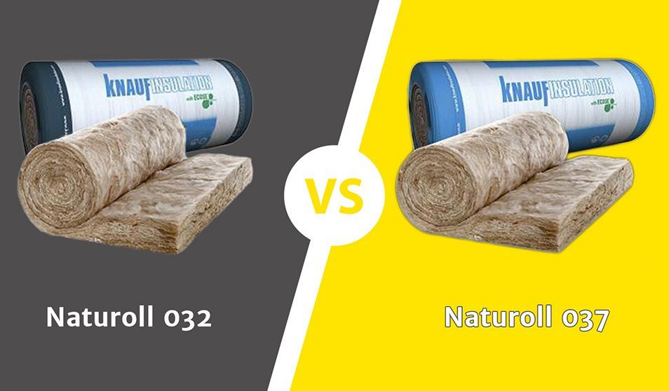 Wat is het verschil tussen Knauf Naturoll 032 en 037?