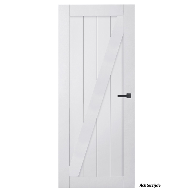 Austria Cabana Blanco Uno Rechts - 201,5 x 78 cm Achterzijde - Stomp