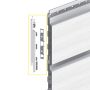 Keralit Eindkap links voor sponningdeel 143 mm - Inclusief Connector (bestelnr. 2860)
