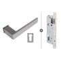 Skantrae Hang- en Sluitwerkpakket Quadrate 28 minimal - Cilinderslot - RVS (837)