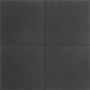 Betontegels 50x50x5 met Facet Antraciet 4 Tegels Config