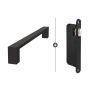 Skantrae Hang- en Sluitwerkpakket Quadrate Deurgreep Zwart (2119)