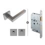 Skantrae Hang- en Sluitwerkpakket Squared 20 Regular - Vrij- en Bezetslot - RVS (2062) pakket