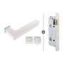 Skantrae Hang- en Sluitwerkpakket Squared 20 Minimal - Vrij- en Bezetslot - Wit (854) 