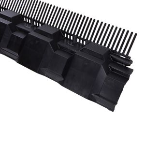 Airtec Combiprofiel 1000 x 125 mm - zwart