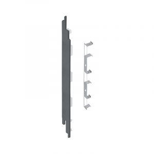 Keralit Eindkap rechts voor sponningdeel 190 mm Basaltgrijs - Inclusief Connector