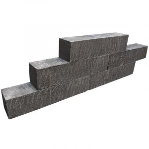 Blockstone Small 12x12x60 cm Black