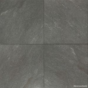 Keramische tegels DUE 40x80x2 cm Palermo Antracite