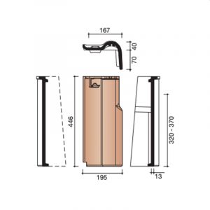 Koramic Modula Gevelpan Rechts (7090)