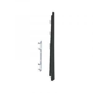 Keralit Eindkap rechts voor potdeksel 177 mm Nightblack (pure colours) (bestelnr. 2875)