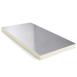 PIR 2-zijdig Aluminium 70 mm - 1200x600 mm - pak à 7 platen (5,04 m²) nieuw