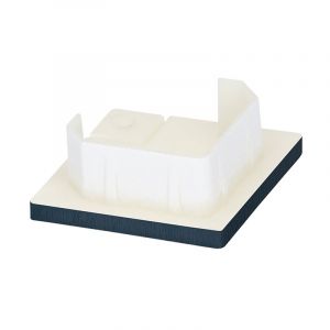 Keralit Eindkap voor Hoekprofiel 32x32 mm Staalblauw  (classic colours) (bestelnr. 2829)
