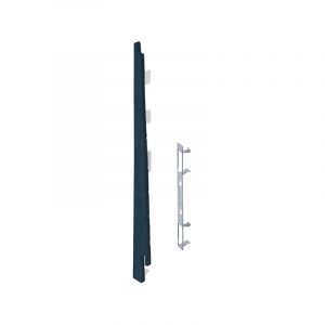 Keralit Eindkap links voor potdeksel 177 mm Staalblauw  (classic colours) (bestelnr. 2874)