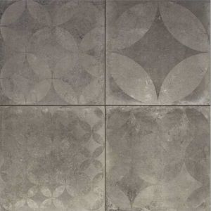 TRE 60x60x3 cm Concrete Decor Ash