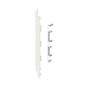 Keralit Eindkap rechts voor sponningdeel 190 mm Wit (classic colours) (bestelnr. 2885)