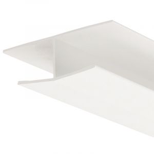 Florence Buitenplafond 2-Delig Omrandingsprofiel 6000 x 40 x16,5 mm - Antraciet