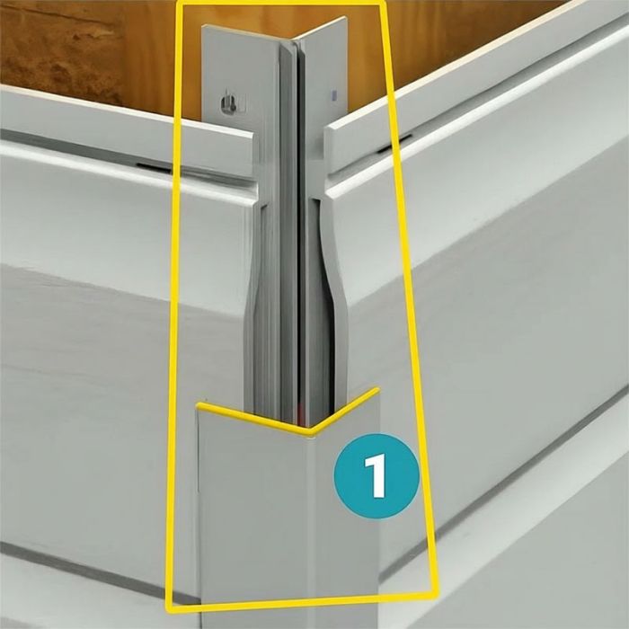 Eurotexx Hoekprofiel 2-delig 17 mm Eurotexx Hoekprofiel 2-delig 17 mm