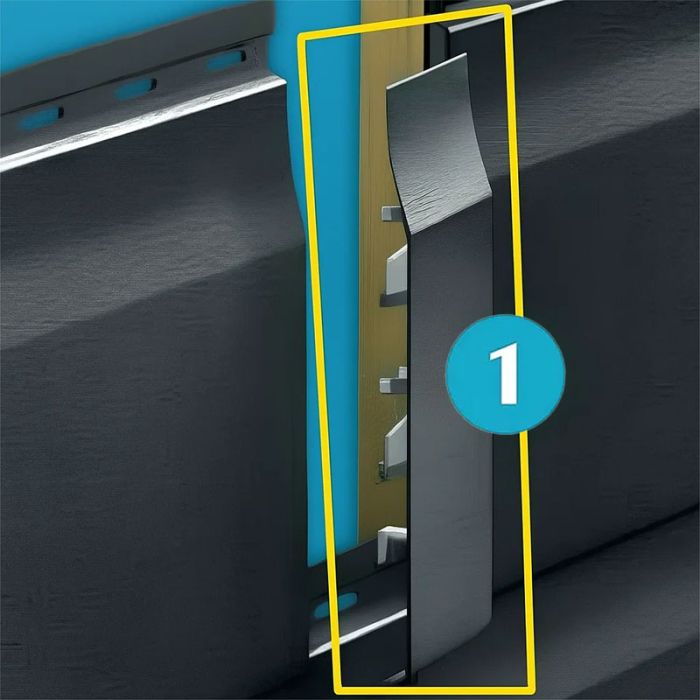 Eurotexx stootvoegverbinding voor potdeksel 180 mm (bestelnr. 0449)