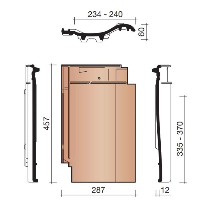 Koramic Madura Ventilatiepan Koramic Madura Ventilatiepan